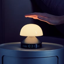 Lexon Mina Alarm Clock with LED Touch Lamp